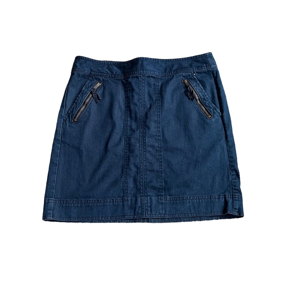 Ann Taylor Loft denim mini skirt size 4
